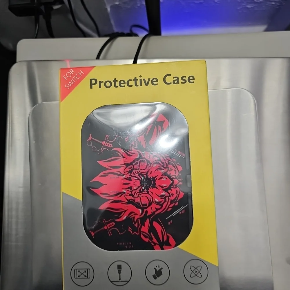 Protective Case for Switch - Black and Red